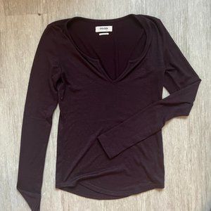 TNA Maroon Long Sleeve